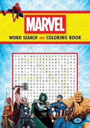 Marvel Word Search and Coloring Book