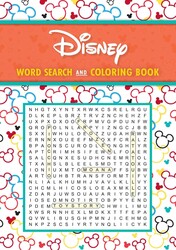 Disney Word Search and Coloring Book