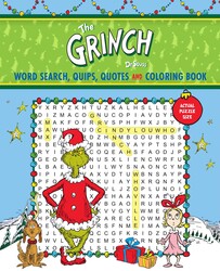 Dr. Seuss' The Grinch Word Search, Quips, Quotes and Coloring Book