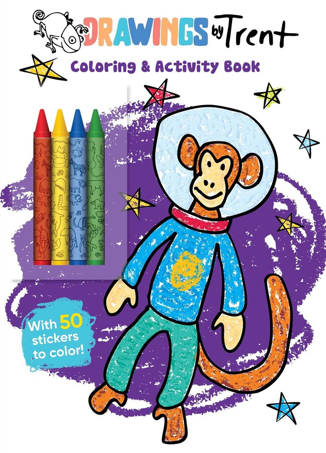 Drawings by Trent Coloring and Activity Book