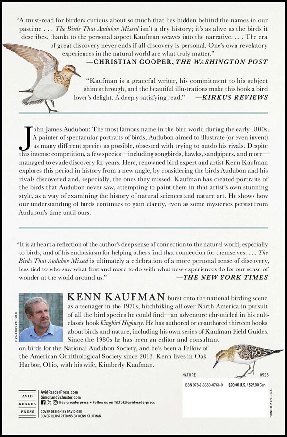 Birds That Audubon Missed