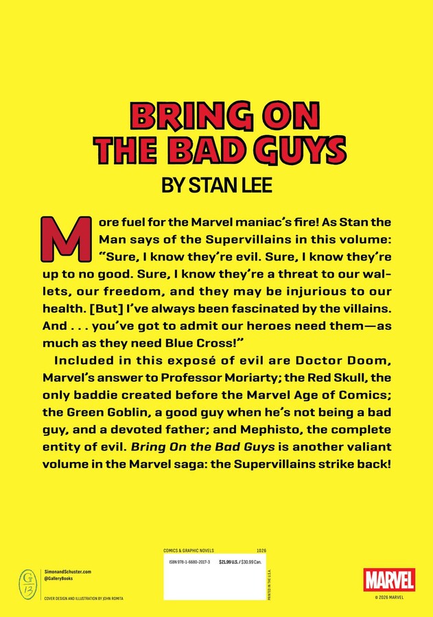 Bring on the Bad Guys