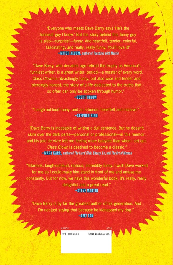 Class Clown | Book by Dave Barry | Official Publisher Page | Simon ...