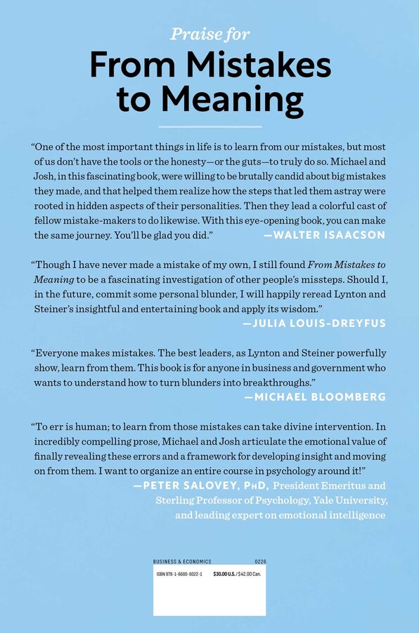 From Mistakes to Meaning