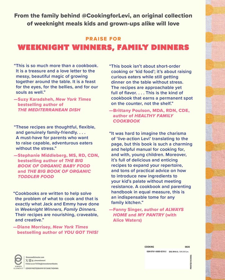 Weeknight Winners, Family Dinners