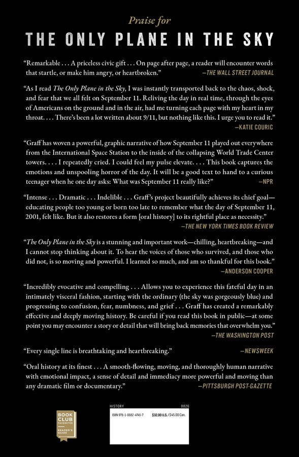 Only Plane in the Sky (Revised and Expanded Edition for the 25th Anniversary)