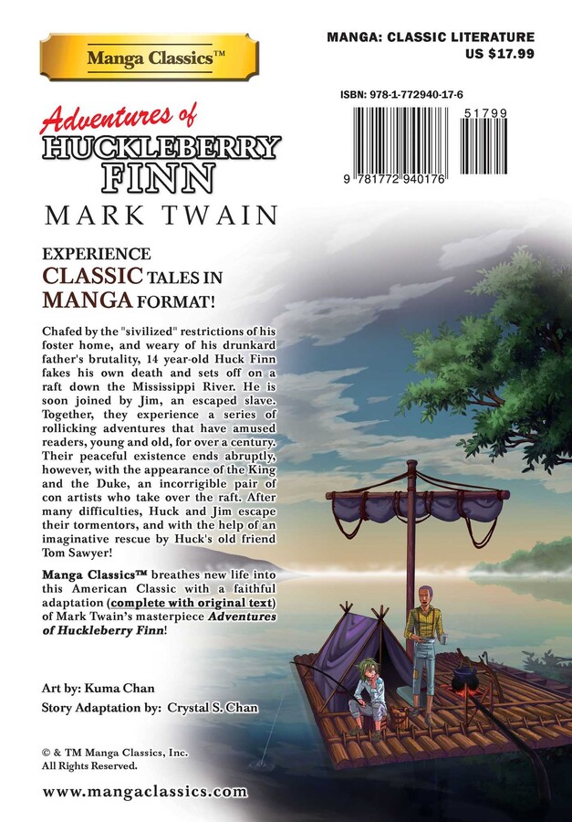 Manga Classics: Adventure of Huckleberry Finn (Paperback)