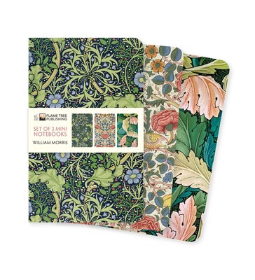 William Morris Set of 3 Mini Notebooks William Morris Set of 3 Mini Notebooks