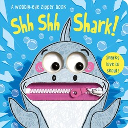 Shh Shh Shark! - Wobbly-Eye Zipper Shh Shh Shark! - Wobbly-Eye Zipper