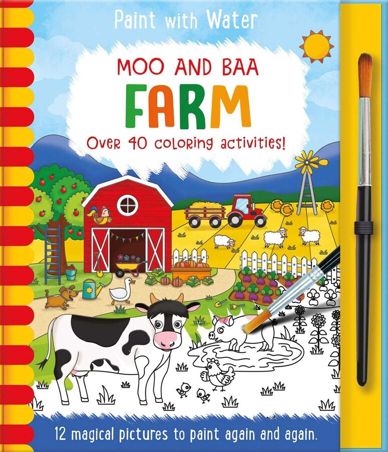 Moo and Baa - Magic Water Colouring