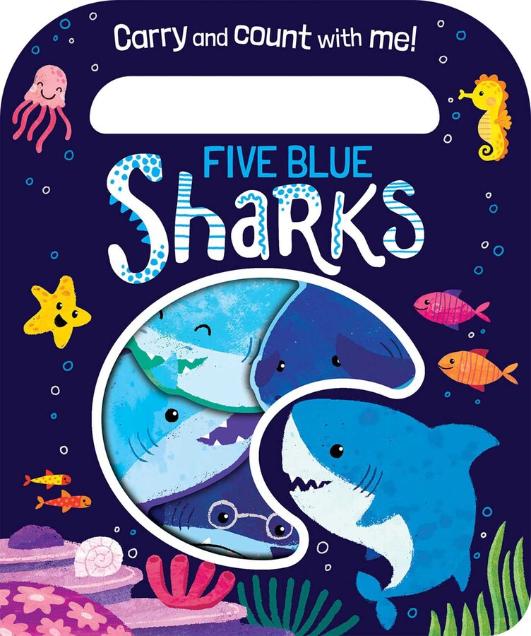 Count & Carry: Five Blue Sharks