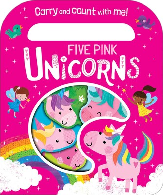 Count & Carry Five Pink Unicorns