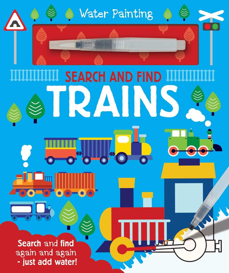 Trains (Water Painting Search and Find)