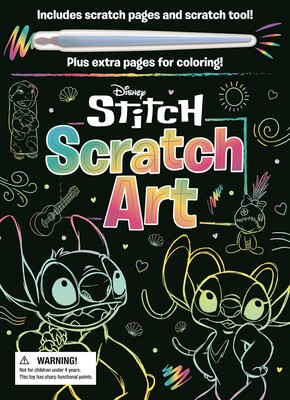 Disney Stitch: Scratch Art Disney Stitch: Scratch Art