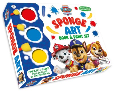PAW Patrol: Sponge Art Book & Paint Set PAW Patrol: Sponge Art Book & Paint Set