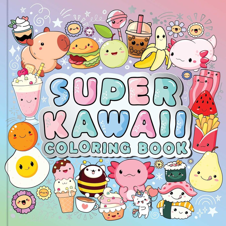 Super Kawaii Coloring Book