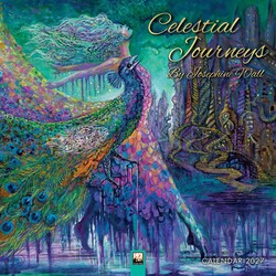 Celestial Journeys by Josephine Wall Calendar 2027 (Art Calendar)