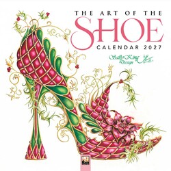 Sally King Design: The Art of the Shoe Mini Wall Calendar 2027 (Art Calendar)