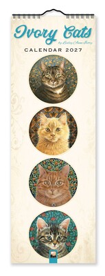 Ivory Cats Slim Calendar 2027 (Art Calendar) Ivory Cats Slim Calendar 2027 (Art Calendar)