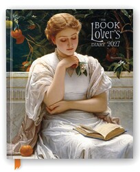 The Book Lover's Diary 2027 Desk Diary Planner - Includes Quotes & Space for Lists & Reviews, Illustrated throughout
