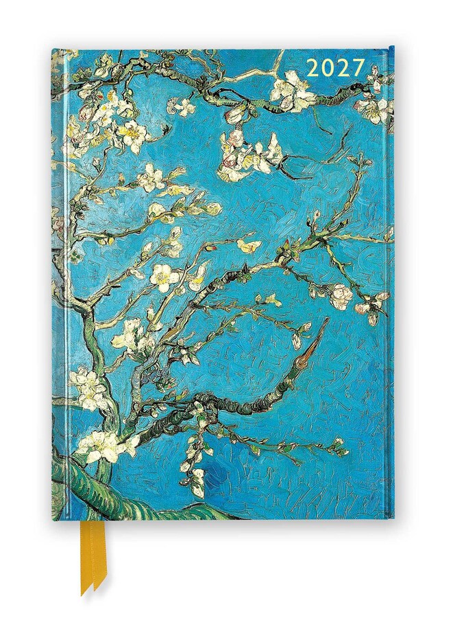 Vincent van Gogh: Almond Blossom 2027 Luxury Diary Planner - Page to View with Notes