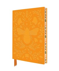 Jade Mosinski: Bee 2027 Artisan Art Vegan Leather Diary Planner - Page to View with Notes