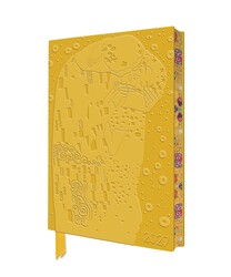 Gustav Klimt: The Kiss 2027 Artisan Art Vegan Leather Diary Planner - Page to View with Notes