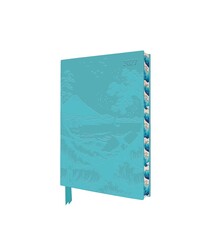 Utagawa Hiroshige: Sea at Satta 2027 Pocket Artisan Art Vegan Leather Diary – Week to View