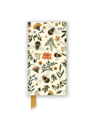 Jade Mosinski: Garden Bees 2027 Luxury Slimline Pocket Diary Planner – Week to View