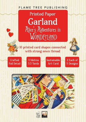 Alice's Adventures in Wonderland Paper Garland Alice's Adventures in Wonderland Paper Garland