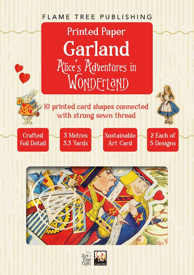 Alice's Adventures in Wonderland Paper Garland