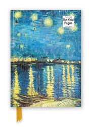 Vincent van Gogh: Starry Night over the Rhône (Foiled Dot Grid Journal)