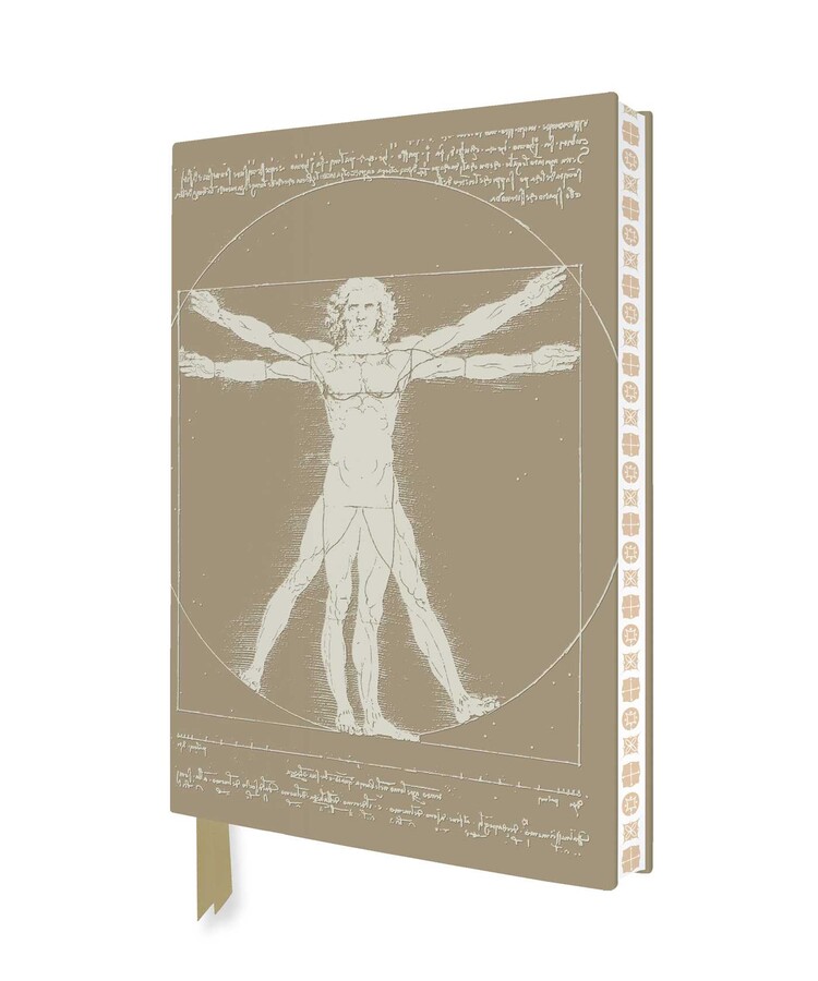 Da Vinci: Vitruvian Man Artisan Art Notebook (Flame Tree Journals)
