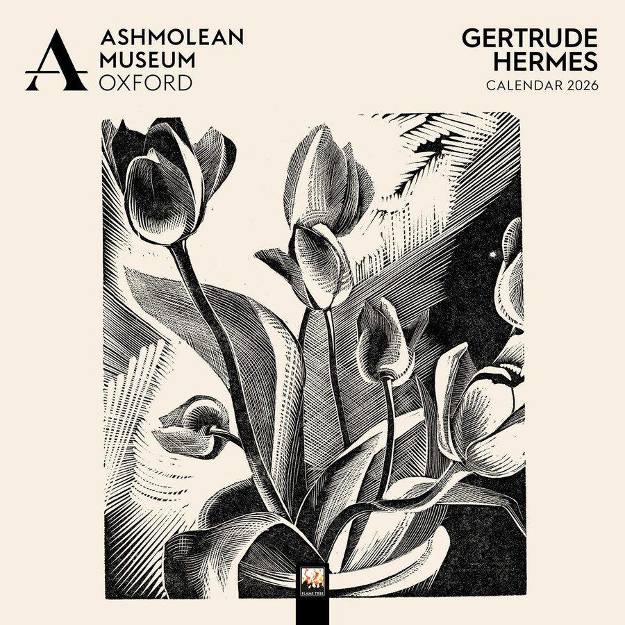 Ashmolean Museum Gertrude Hermes Wall Calendar 2026 (Art Calendar