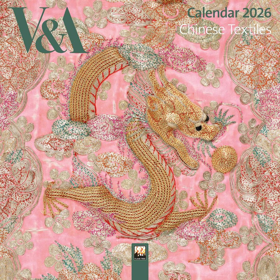 V&A Chinese Textiles Mini Wall Calendar 2026 (Art Calendar) Book