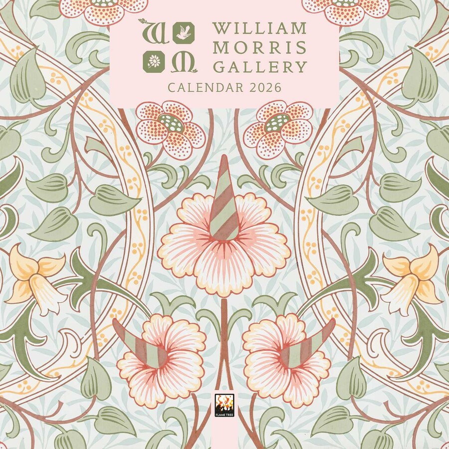 William Morris Gallery Mini Wall Calendar 2026 (Art Calendar) Book