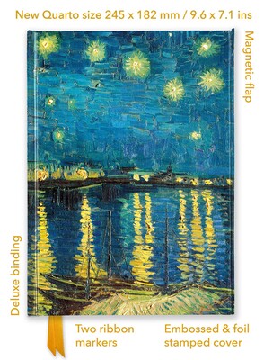 Vincent van Gogh: Starry Night over the Rhône (Foiled Quarto Journal) Vincent van Gogh: Starry Night over the Rhône (Foiled Quarto Journal)