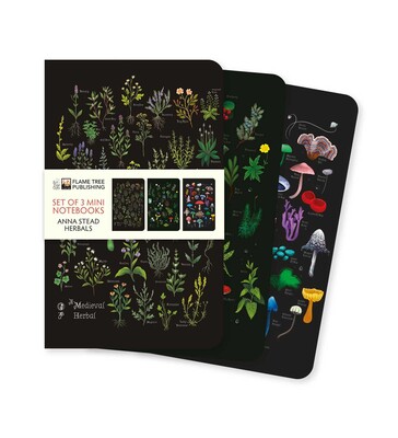 Anna Stead: Herbals Set of 3 Mini Notebooks Anna Stead: Herbals Set of 3 Mini Notebooks