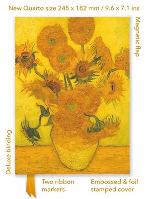 Vincent van Gogh: Sunflowers (Foiled Quarto Journal) Vincent van Gogh: Sunflowers (Foiled Quarto Journal)