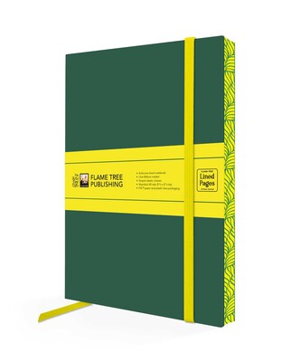 Racing Green & Neon Yellow Artisan Paperback Notebook Racing Green & Neon Yellow Artisan Paperback Notebook