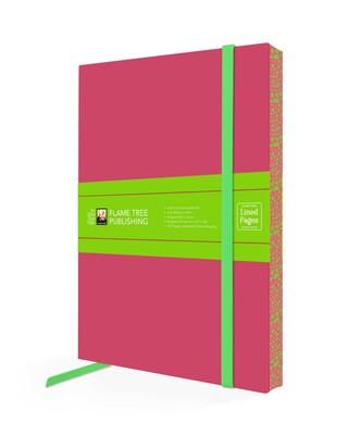 Lipstick Pink & Lime Green Artisan Paperback Notebook Lipstick Pink & Lime Green Artisan Paperback Notebook