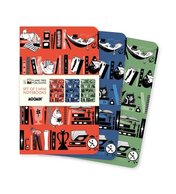 Moomin Bookshelves Set of 3 Mini Notebooks Moomin Bookshelves Set of 3 Mini Notebooks