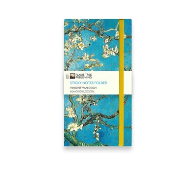 Vincent van Gogh: Almond Blossom Flame Tree Sticky Notes Folder Vincent van Gogh: Almond Blossom Flame Tree Sticky Notes Folder