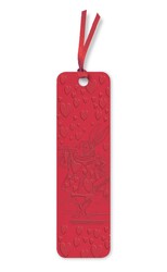Alice's Adventures in Wonderland: White Rabbit Artisan Art Vegan Leather Bookmarks (pack of 10)