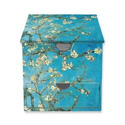 Vincent van Gogh: Almond Blossom Flame Tree Memo Box with Drawer Vincent van Gogh: Almond Blossom Flame Tree Memo Box with Drawer