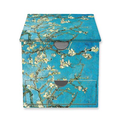Vincent van Gogh: Almond Blossom Flame Tree Memo Box with Drawer Vincent van Gogh: Almond Blossom Flame Tree Memo Box with Drawer