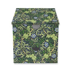 William Morris: Seaweed Flame Tree Memo Box with Drawer William Morris: Seaweed Flame Tree Memo Box with Drawer