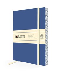 Dark Blue & Cream Artisan Paperback Notebook Dark Blue & Cream Artisan Paperback Notebook