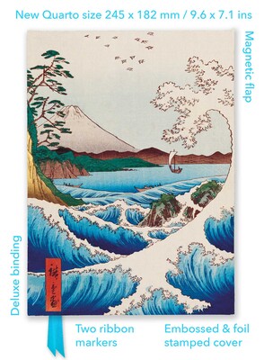 Utagawa Hiroshige: Sea at Satta (Foiled Quarto Journal) Utagawa Hiroshige: Sea at Satta (Foiled Quarto Journal)