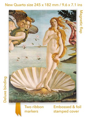Sandro Botticelli: The Birth of Venus (Foiled Quarto Journal) Sandro Botticelli: The Birth of Venus (Foiled Quarto Journal)